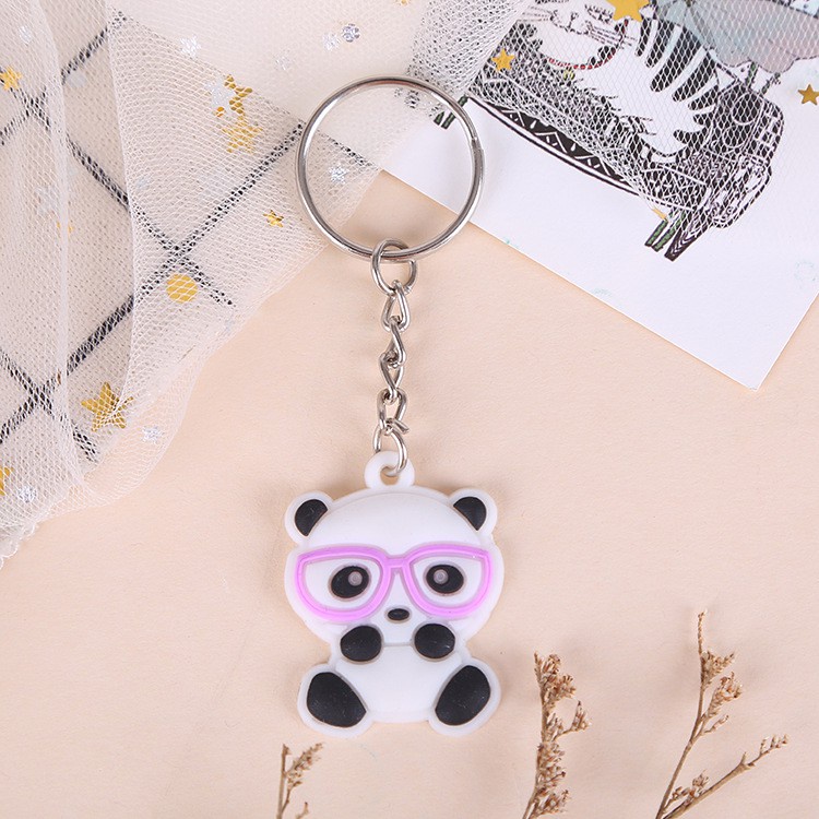 Móc chìa khóa nhân vật hoạt hình bằng silicon cute dễ thương