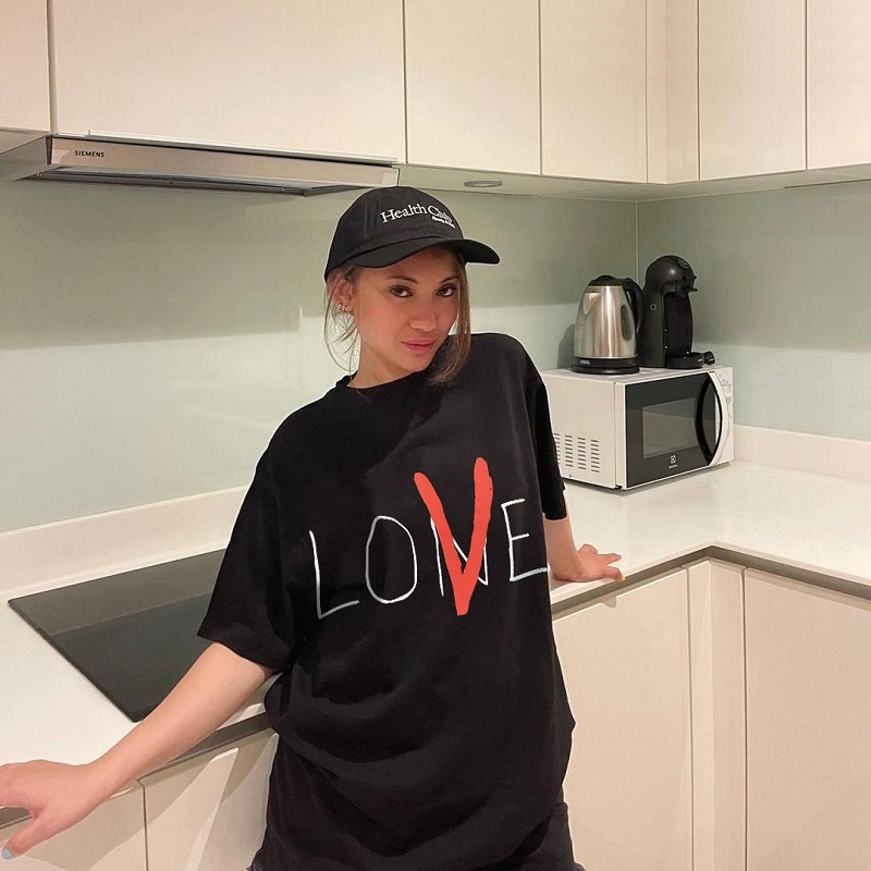 NRVP Áo Thun Cotton Tay Ngắn Cổ Tròn Màu Trơn Thời Trang Dành Cho Nữ