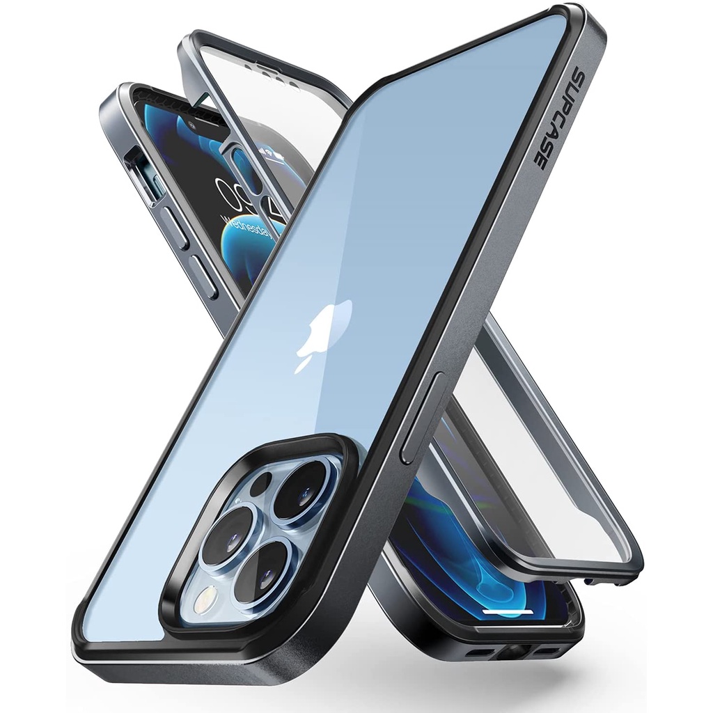 Ốp điện thoại SUPCASE viền mỏng tích hợp bảo vệ màn hình cho iPhone 13 Pro Max 2021 6.7 Inch