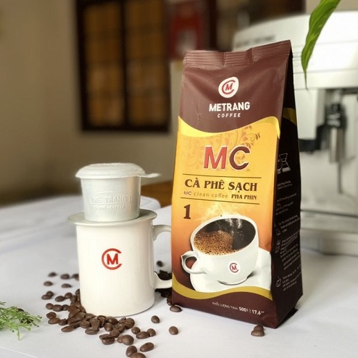 Cà phê Sạch MC1 pha phin Mê Trang - túi bột 500g