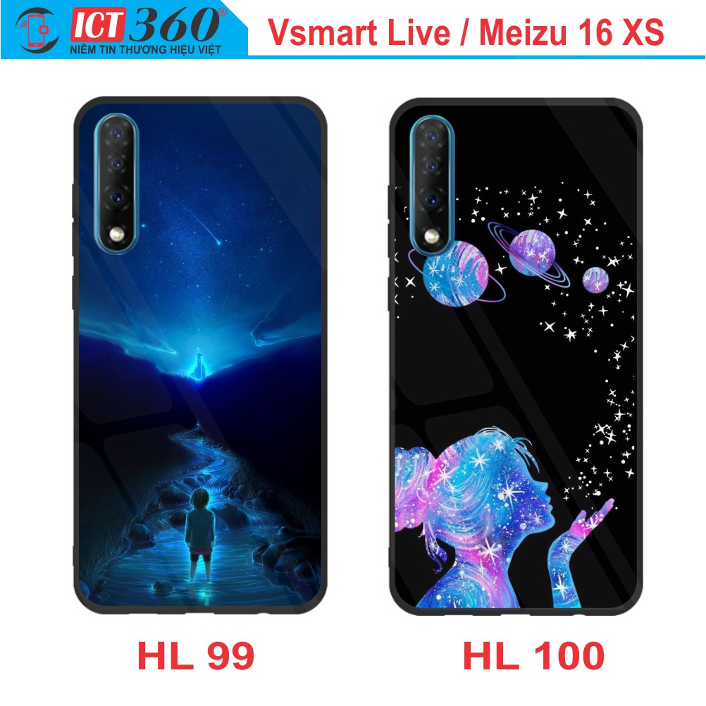 Ốp Lưng Kính VSMART LIVE/ MEIZU 16 XS - In Theo Yêu Cầu - Hình 3D