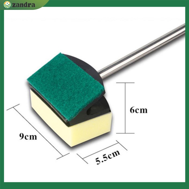 Cây Lau Kính Bể Cá Hai Mặt Có Tay Cầm Dài Tiện Lợi