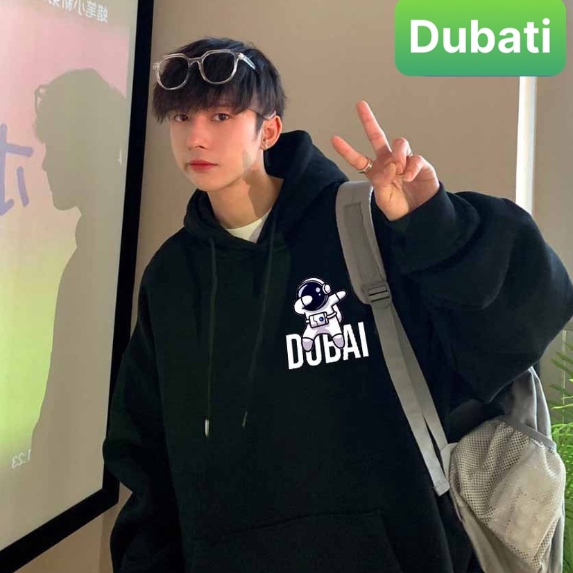 ÁO KHOÁC HOODIE NAM NỮ NASA DUBAI CHẤT NỈ DÀY PHOM FORM RỘNG CHỐNG NẮNG, NÓNG ĐÔNG HÈ CAO CẤP MỚI - DUBATI FASHION