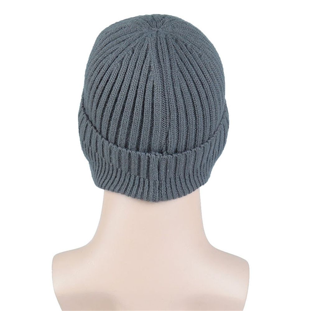 Mũ len trùm đầu giữ ấm mùa đông nhiều màu sắc tùy chọn cho nam