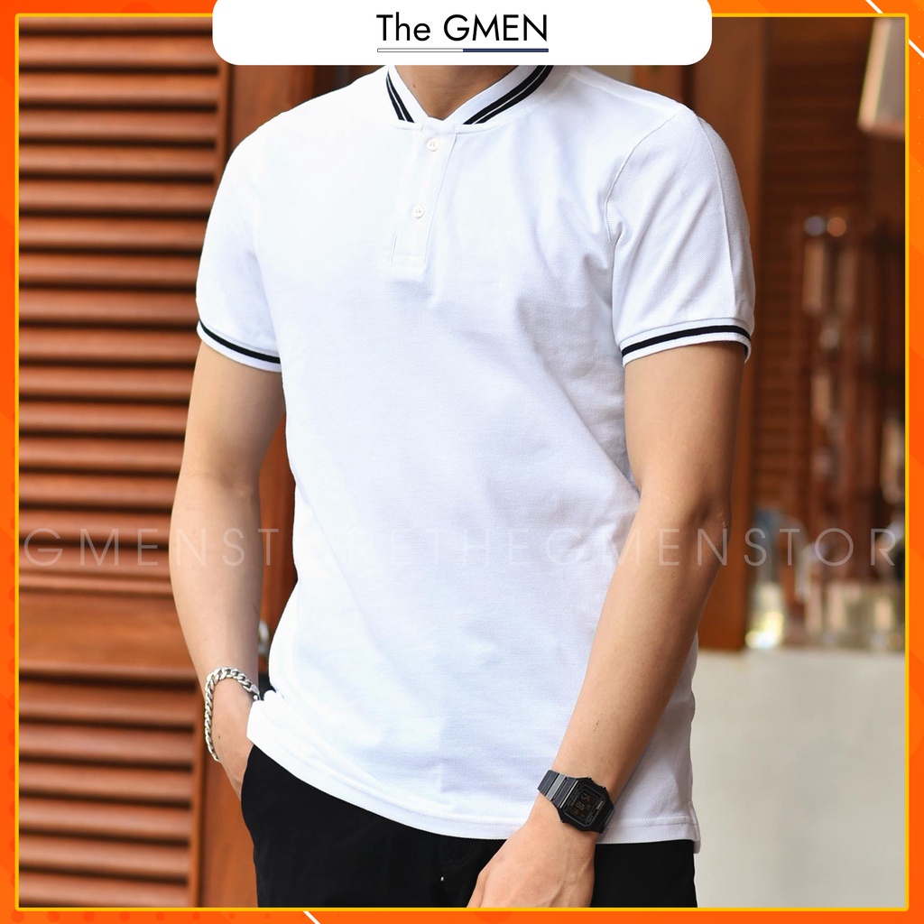 Áo Polo nam The GMEN Jules Polo Shirt chất liệu cotton đẹp có cổ hàng nút cao cấp