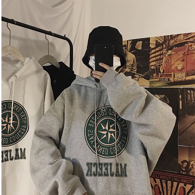 Áo hoodie thiết kế dáng rộng thời trang dành cho nam 2021