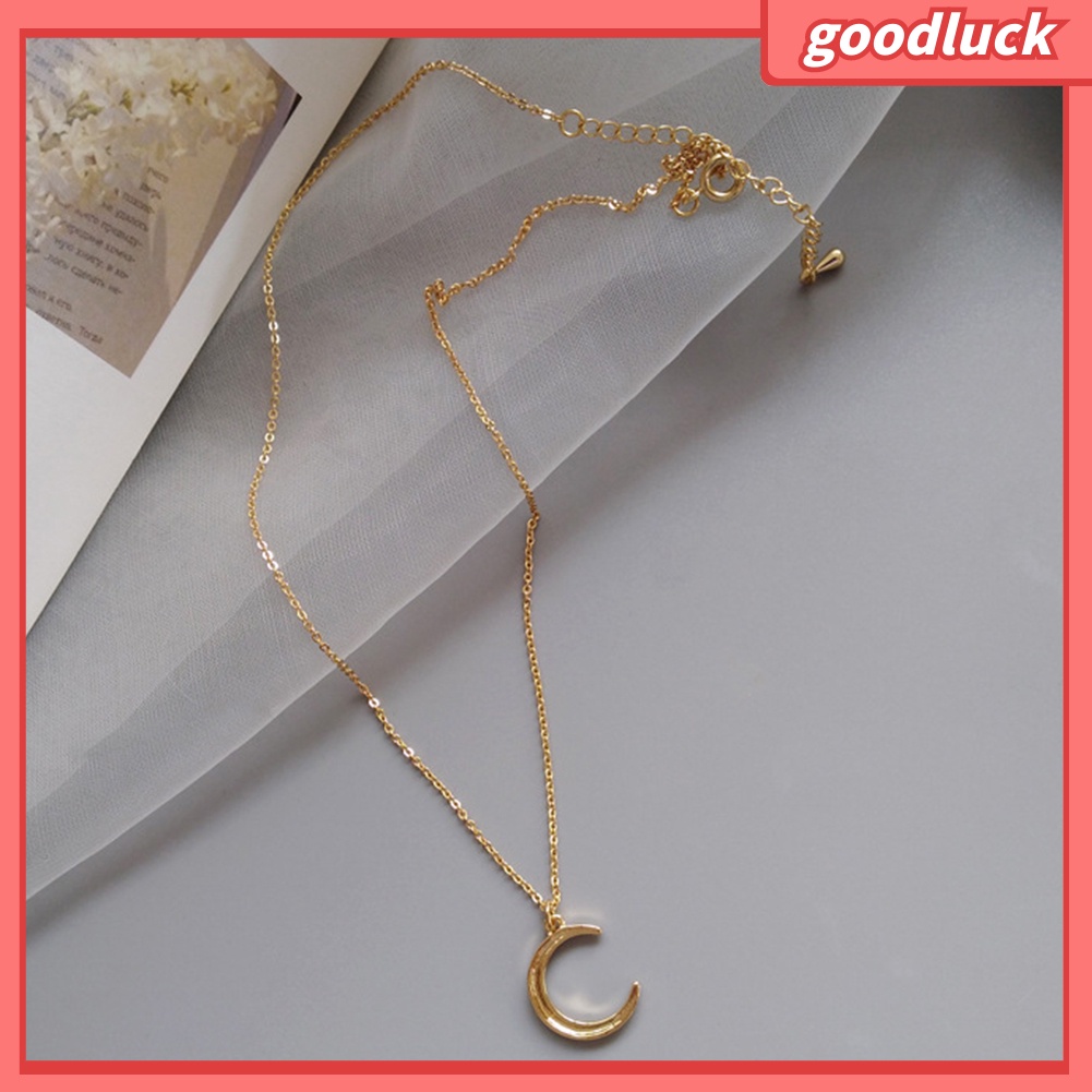Dây Chuyền Nữ Chất Liệu Hợp Kim Hình Mặt Trăng Đơn Giản