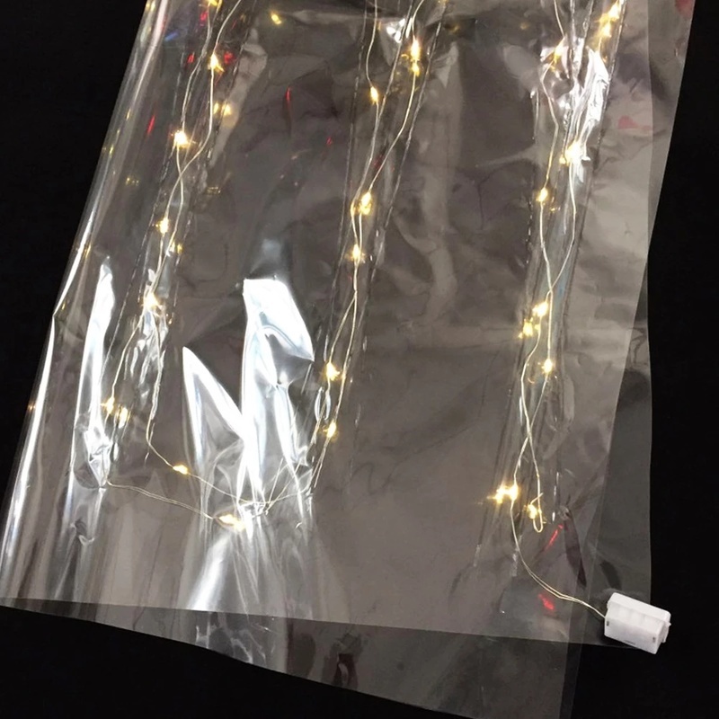 Giấy gói có đèn LED kích thước 60x60cm trang trí gói hoa sáng tạo tiện dụng