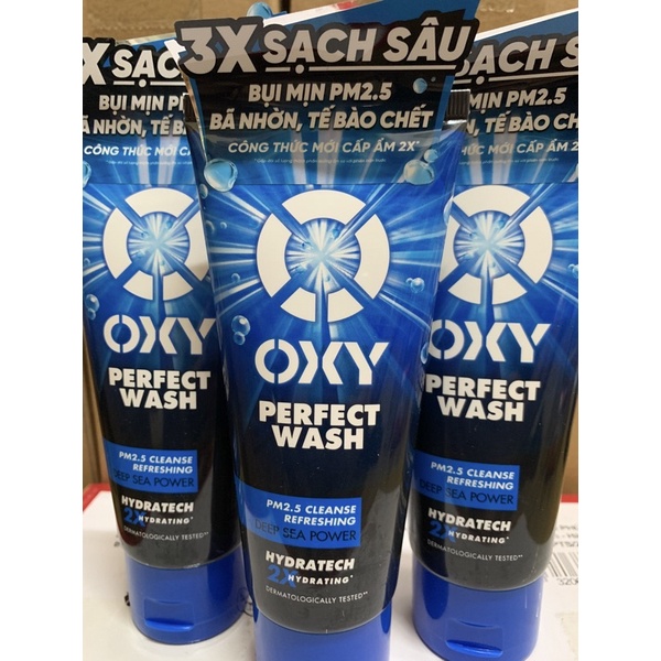 Sữa rửa mặt Oxy  sẵn 4 mầu như hình