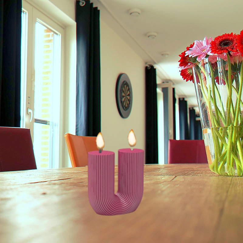 Khuôn Nhựa Làm Trang Sức Hình Chữ U 3D