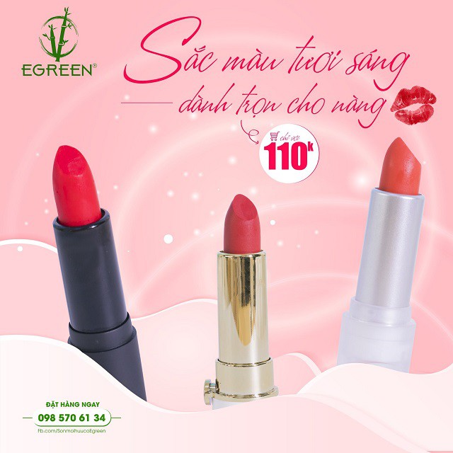 [Free ship] Son môi Handmade không chì bền màu thiên nhiên | BigBuy360 - bigbuy360.vn