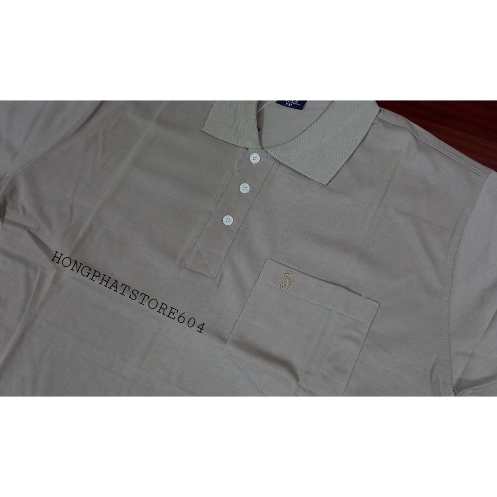 (Ảnh thật) Áo thun trung niên cotton Polo