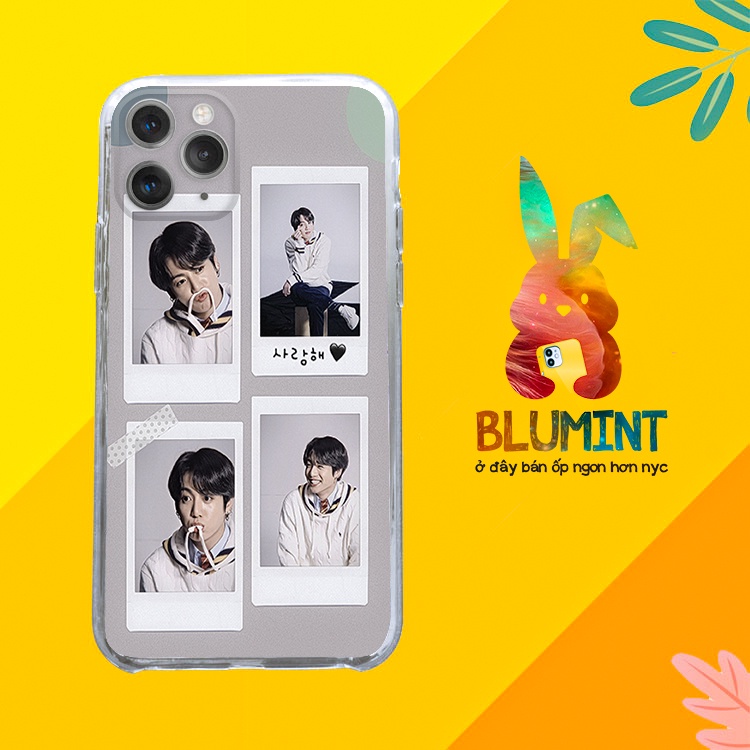 Ốp lưng iphone silicon Idol KPOP BTS Kookie vui vẻ BLUBTS0112