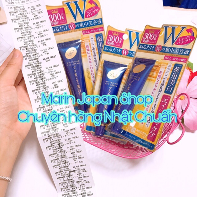 (Chuẩn hàng auth,có Bill Nhật) kem hỗ trợ thâm mắt bọng mắt Meishoku Nhật Bản