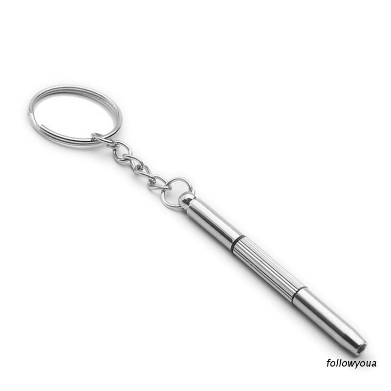 Set dụng cụ tua vít sửa chữa kính mát 3 trong 1 có móc khóa