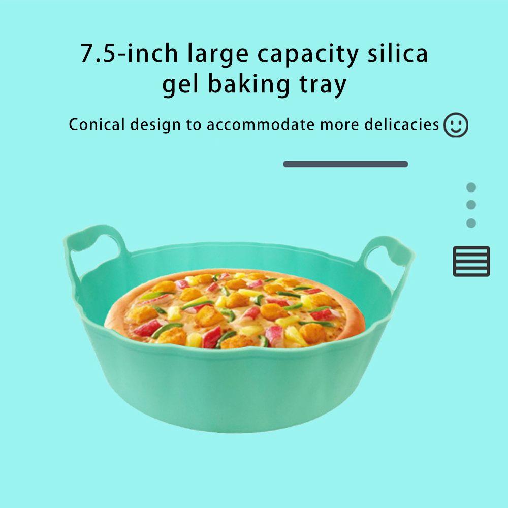 WTTLE Nồi Chiên Bằng Silicon Mềm Kèm Khay Nướng Tiện Dụng