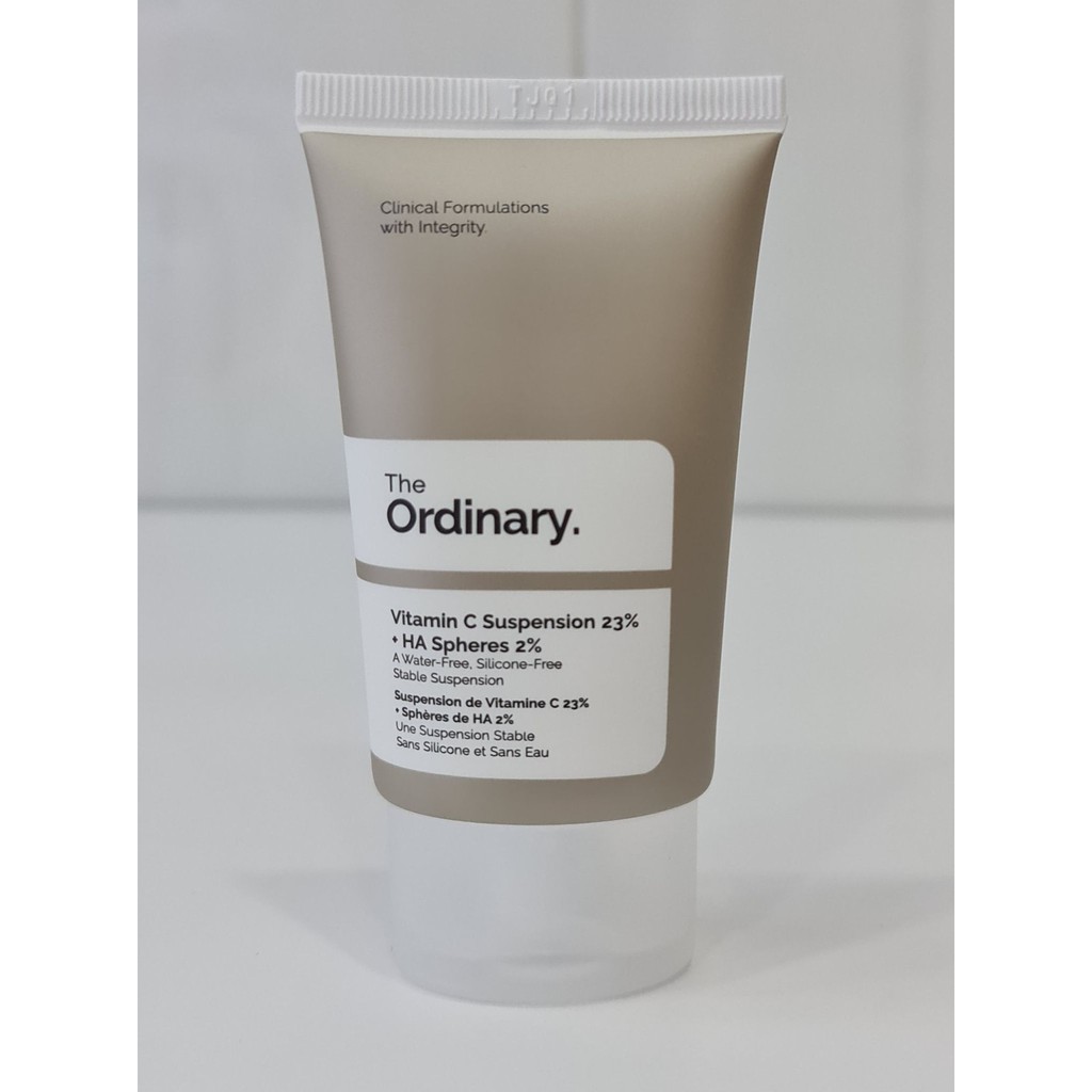 Kem Dưỡng Trắng Nâng Tông Da The Ordinary Vitamin C Suspension 23% + HA Spheres 2% 30ml