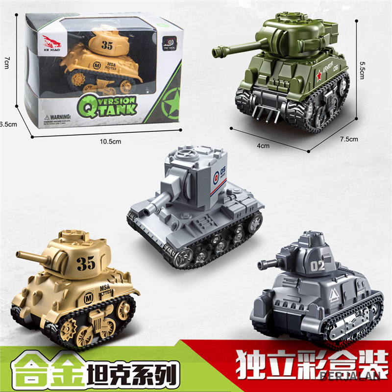 Military Mô Hình Kết Hợp Giữa Liên Xô KV-2 Xe Tăng Hạng Nặng Thế Giới Chiến Tranh Toons Keo Miễn Phí Q Phiên Bản BT17