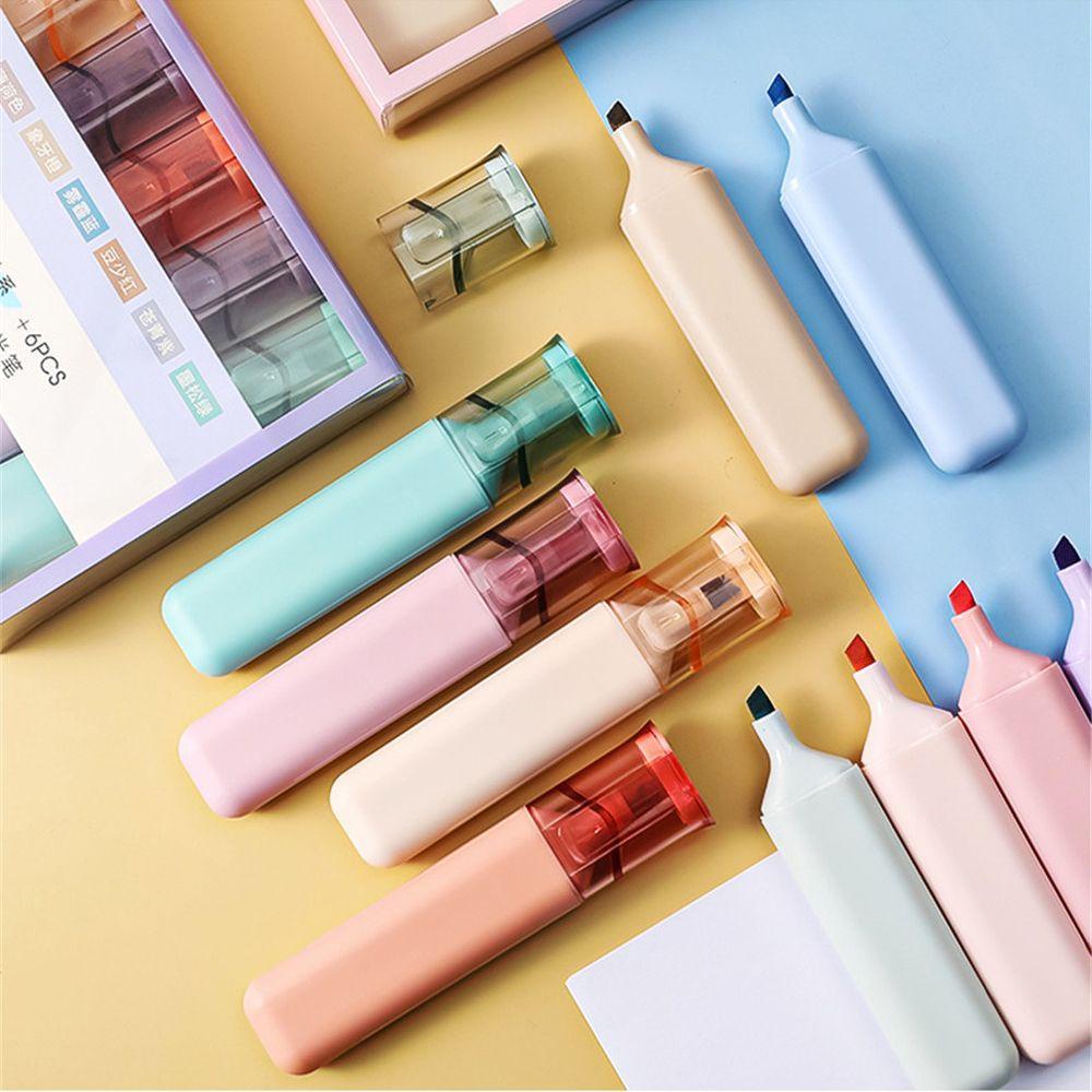 PINEVN Set 6 Bút Đánh Dấu Vẽ Graffiti Chuyên Dụng