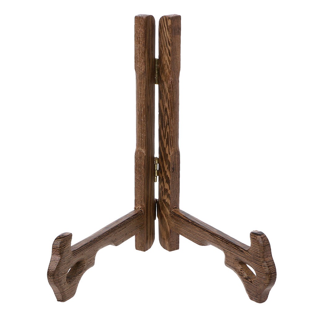 Đế gỗ trưng bày đĩa và ảnh cỡ 3-7 Inch tiện dụng