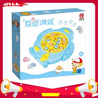 Đồ chơi trẻ em - bộ câu cá pin hình chim cánh cụt - câu cá pin - kingtoys99