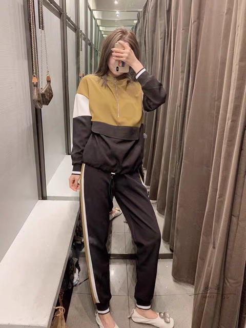 Set nỉ hoodie ZARA auth tuồn