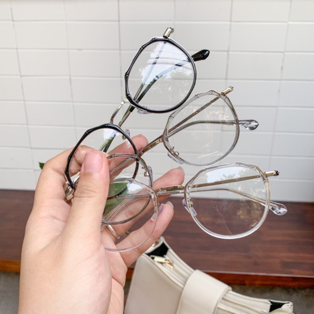 👓 Gọng kính viền nhựa lõi kim loại thời trang hot nhất nam nữ 8854