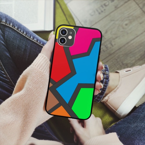 Ốp lưng iphone hình color line collage art minimalism cute bảo về camera  cho các dòng SAMSUNG PAP20210885