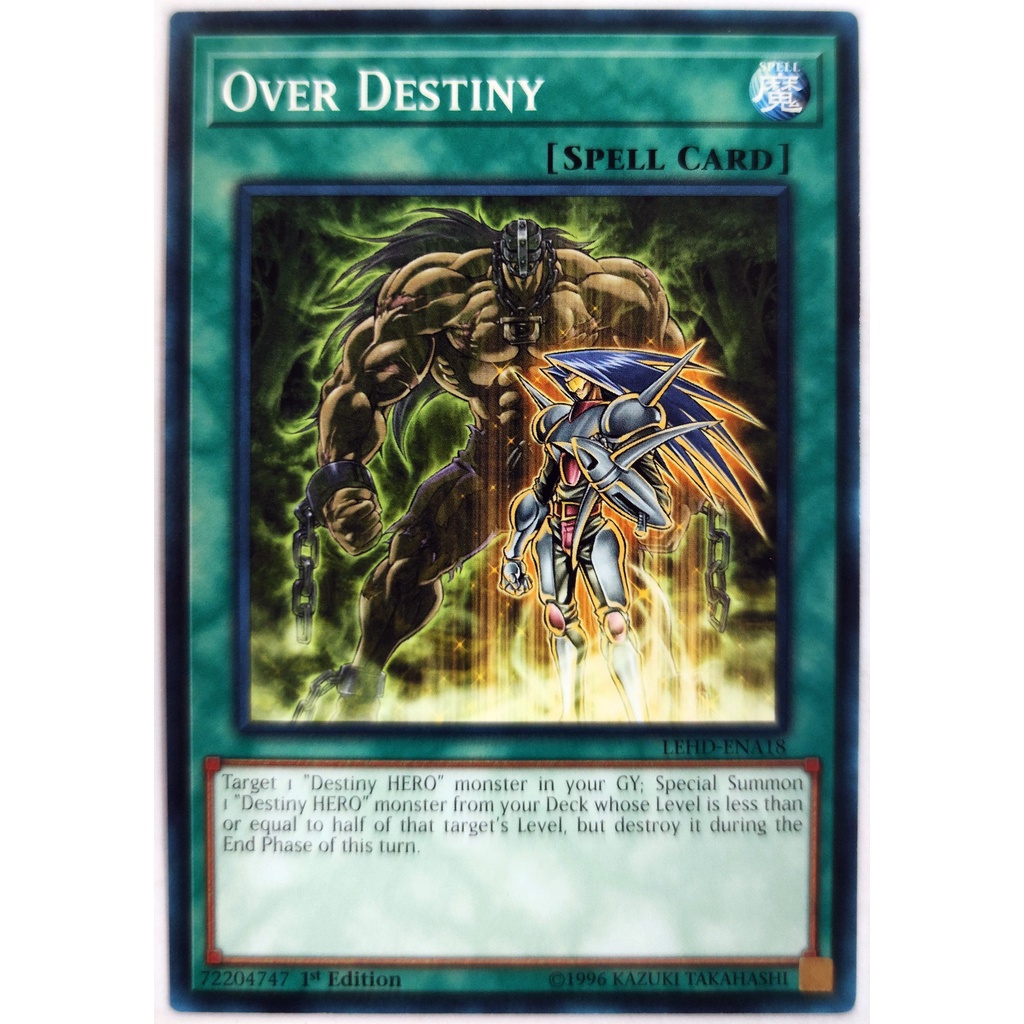 [Thẻ Yugioh] Over Destiny |EN| Common (GX)