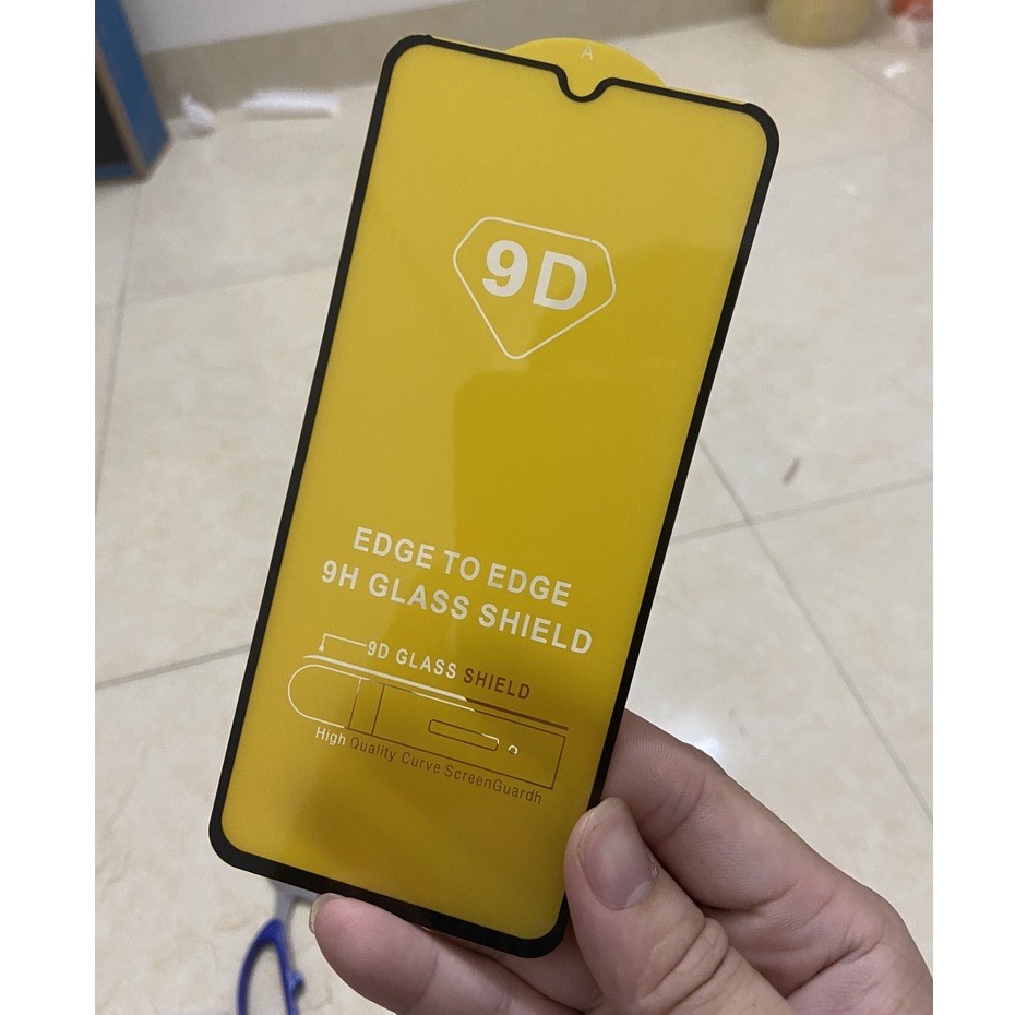 ￼Dán kính cường lực 9D cho Samsung A23, A13, A53, A33, A73 Full keo màn hình cao cấp