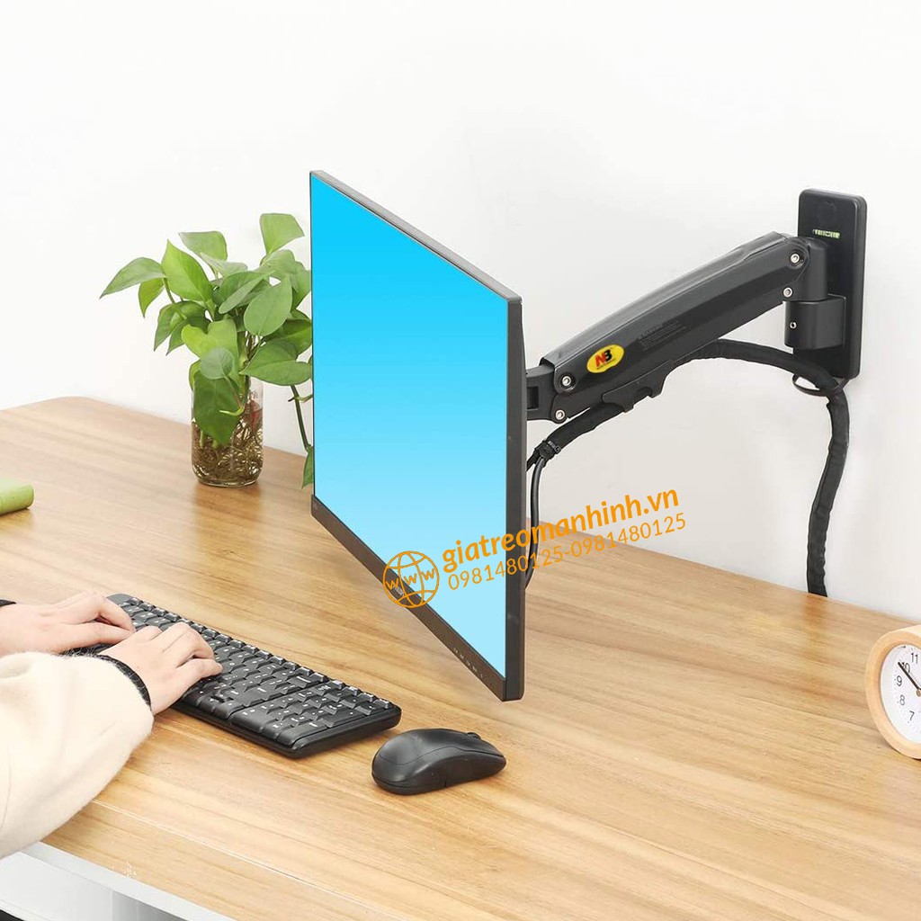 Giá Treo Màn Hình NB-F425 Tương Thích Màn 24 - 35 Inch / Lắp Đặt Treo Tường Tùy Chỉnh Đa Năng - Xoay Màn 360 Độ
