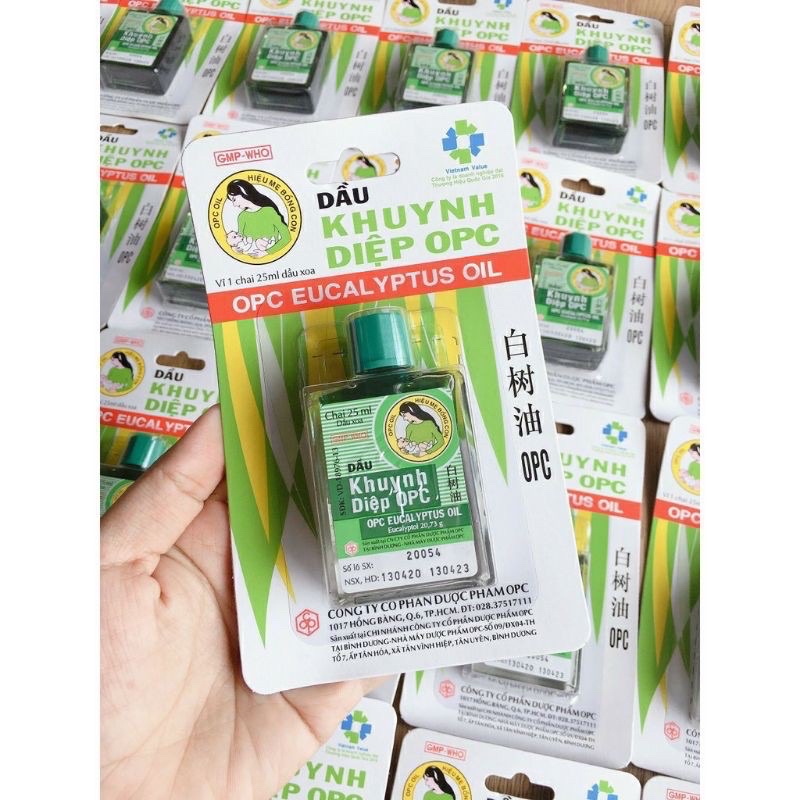 Dầu Khuynh Diệp OPC cho bé / Chai 25ml - nhãn hiệu Mẹ Bồng Con - SGP