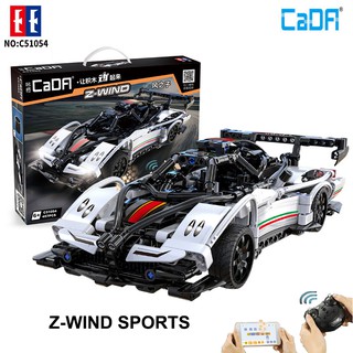 Đồ Chơi Siêu Xe Điều Khiển Khiển Từ Xa Z-WIND Kiểu Lắp Ráp LEGO Mô Hình C51054 Với 457 Mảnh Ghép