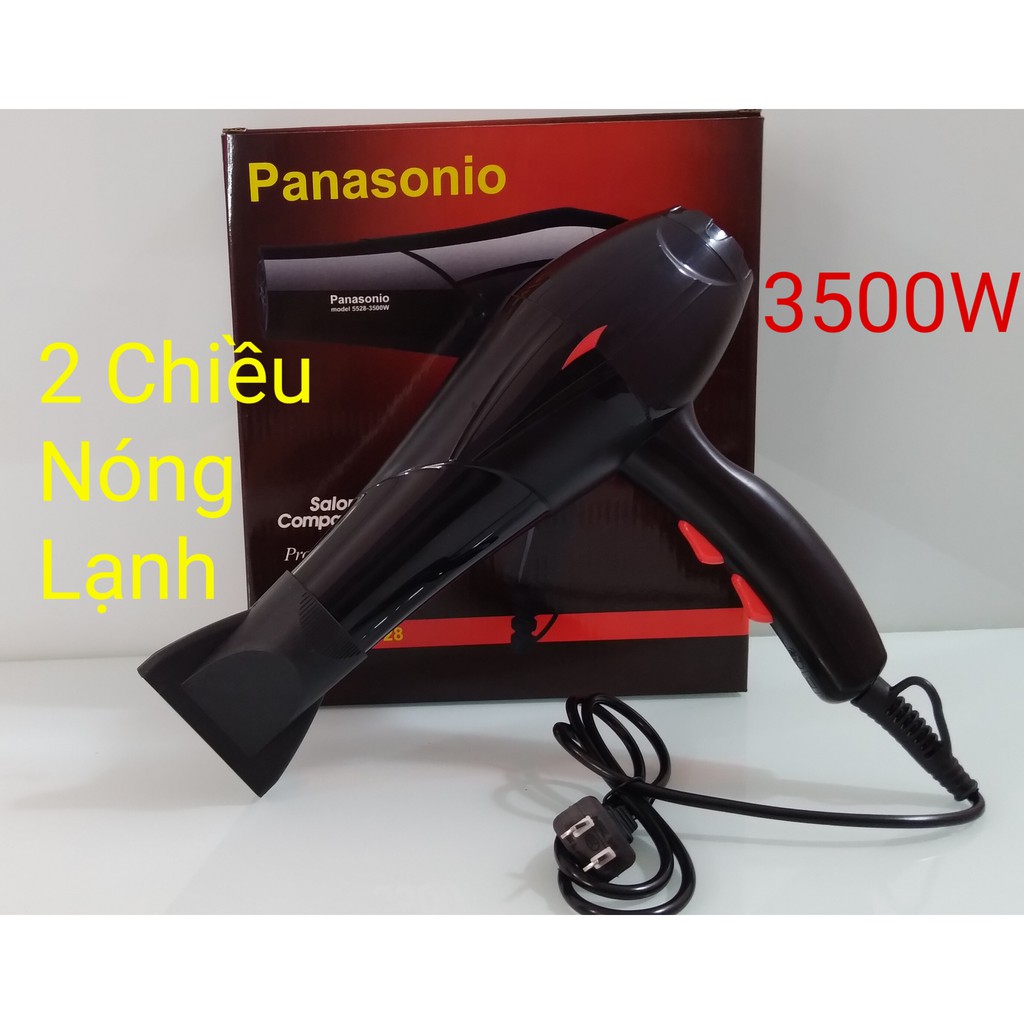 [Xả Kho] Máy Sấy Tóc Công Suất Lớn 2 Chiều Nóng Lạnh Model 5528(3500W) - Tặng Kèm Đầu Thổi