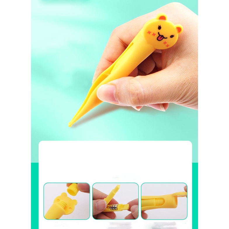 Bộ dụng cụ lấy ráy tai, rỉ mũi, cắt móng cho bé kèm hộp đựng da cao cấp