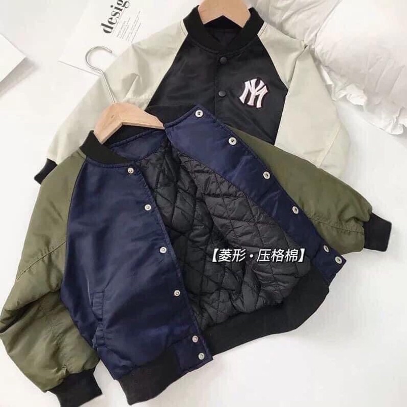 Áo bomber MLB bé trai - bé gái