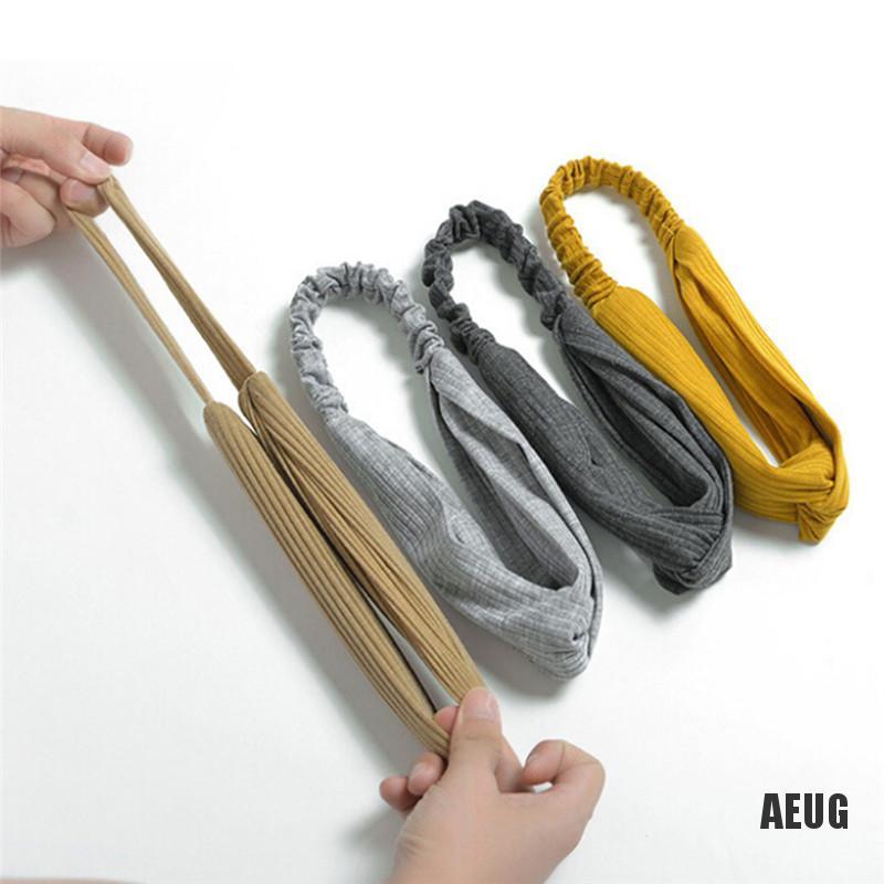 Băng Đô Cài Tóc Đan Chéo Thời Trang Cho Nữ