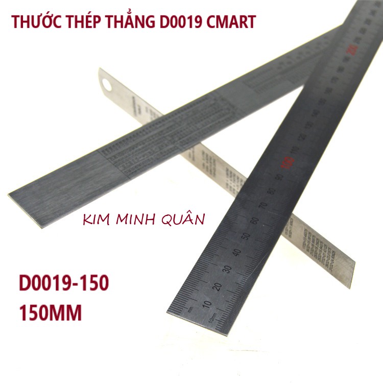 Thước Lá Thép Thẳng Cao Cấp 150mm D0019 CMART