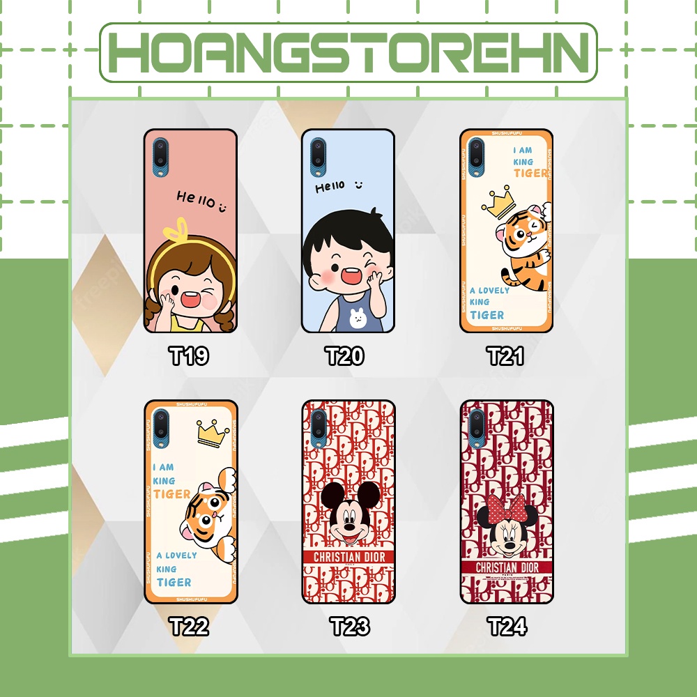 Ốp lưng Samsung A02 - M02 in hình mickey, hổ, kingtiger siêu rẻ T19 - T24