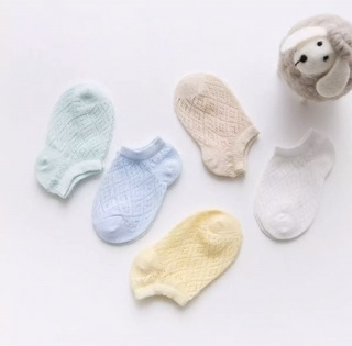 Set 5 đôi tất lưới mùa hè cho bé sơ sinh