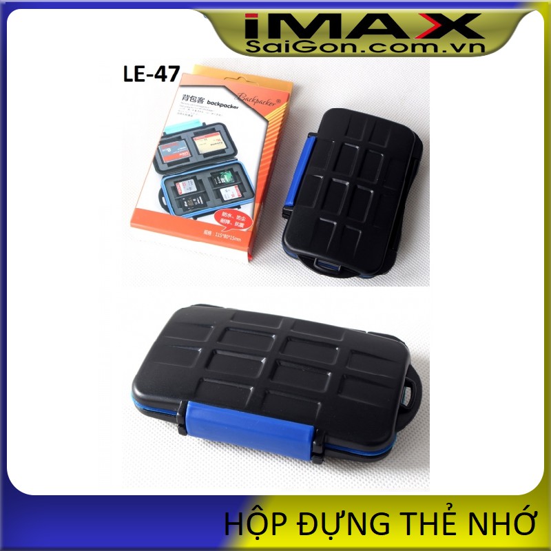 HỘP ĐỰNG THẺ NHỚ BACKPACKER LE-47 ĐỰNG 2CF, 4SD, 4TF, 2XQD