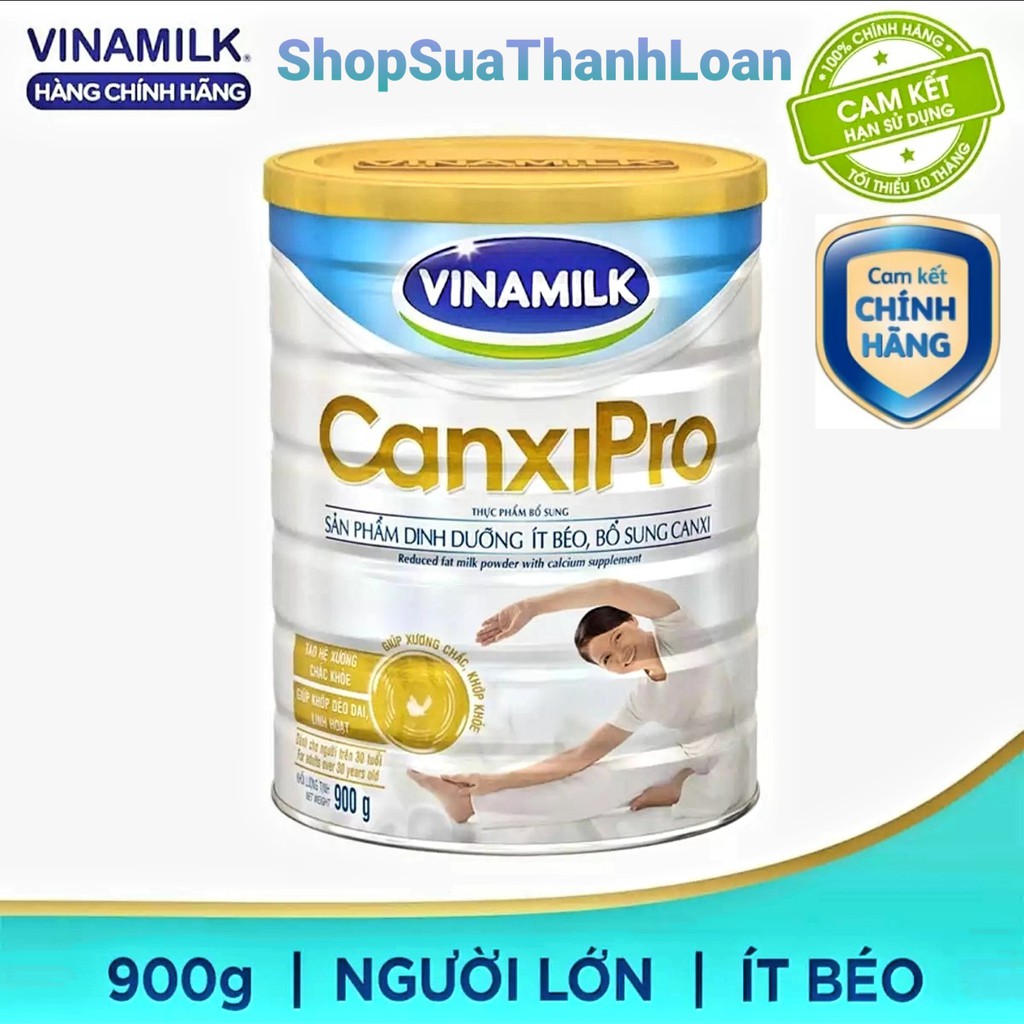 [HSD T4-2023] SỮA BỘT VINAMILK CANXI PRO HỘP 900G