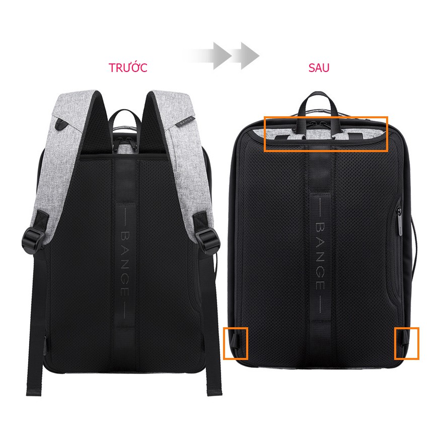 Balo nam thông minh đa chức năng thời trang cao cấp phong cách châu âu