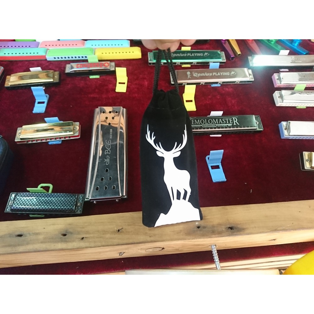 Bao Nhung Đựng Kèn Harmonica Tremolo 24 lỗ Lỗ Phiên Bản Patronus Harry Potter - Thần Hộ Vệ Linh Dương