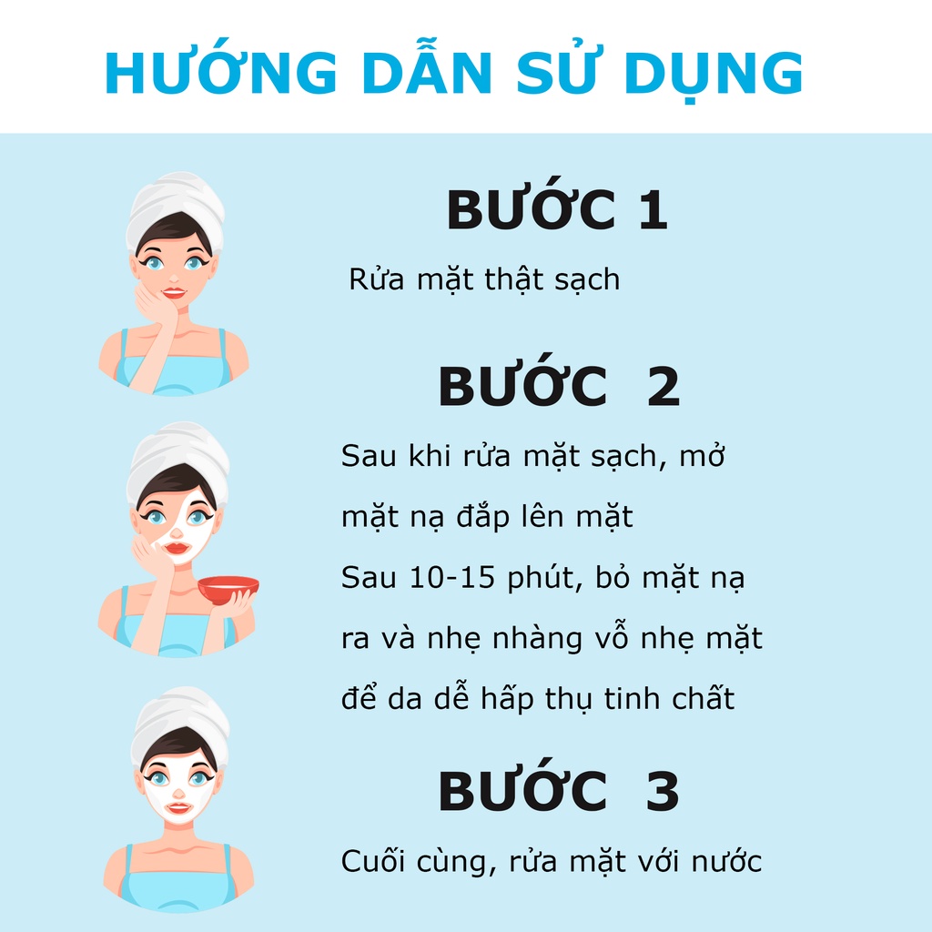 5 mặt nạ cấp nước HA Images bổ sung dưỡng chất giúp da mọng nước nội địa Trung chính hãng – Beauty at home