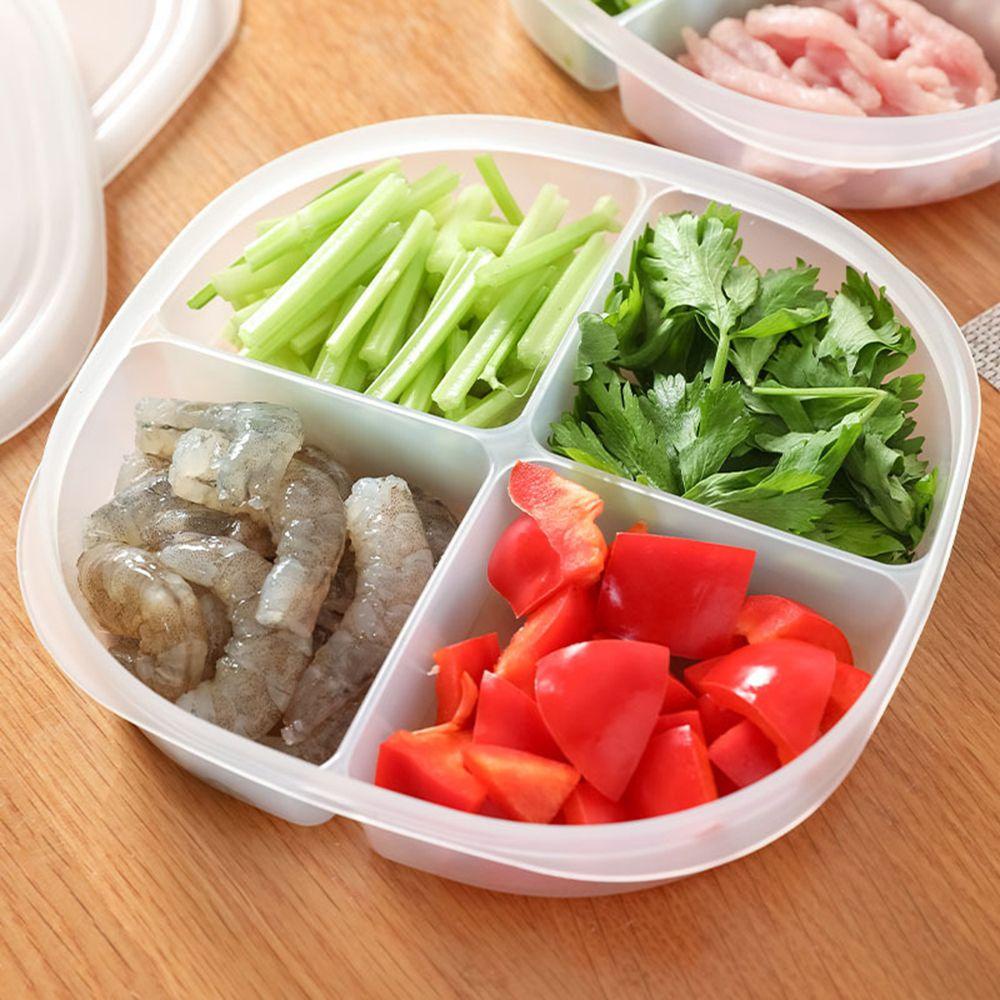 JUNE Hộp Nhựa Đựng Thực Phẩm Trong Tủ Lạnh Có Nắp Đậy Tiện Lợi