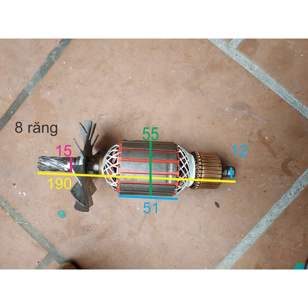 Rô to - Rotor máy cắt sắt 355mm