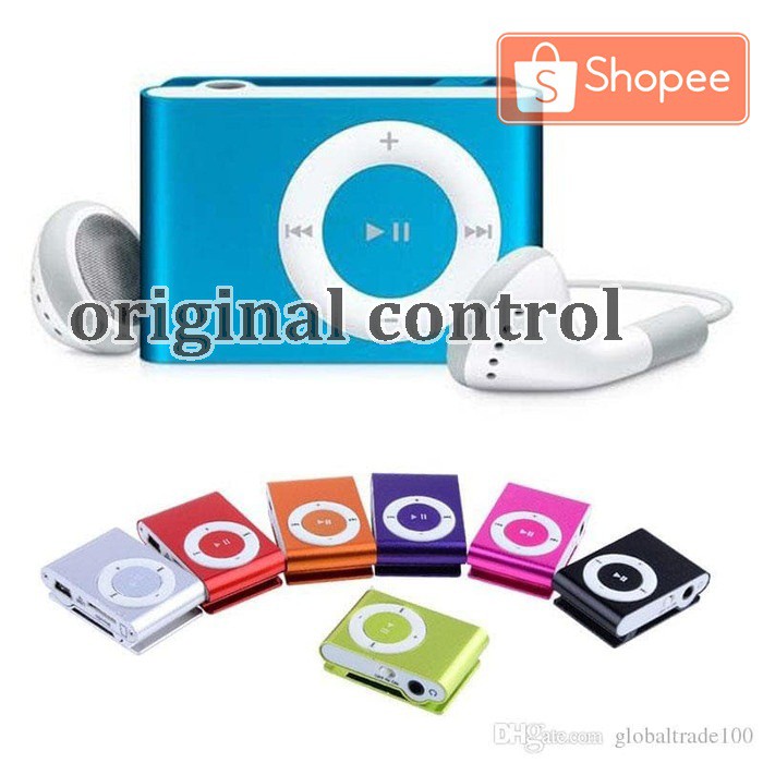Máy Nghe Nhạc Mp3 Mini Có Kẹp Gắn Thẻ Nhớ Micro SD
