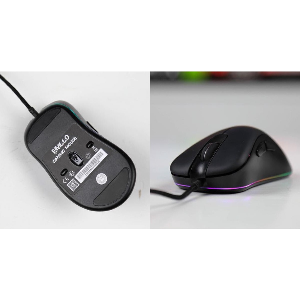 Chuột chơi game có dây E-Dra EM660 Pro FPS Led Rgb - Độ phân giải 16000 DPI