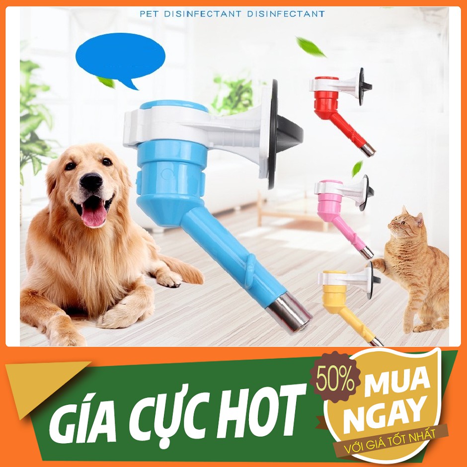 VÒI NƯỚC GẮN CHUỒNG CHO CHÓ - VÒI NƯỚC GẮN LỒNG CHO CHÓ